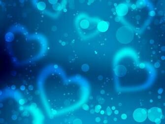 Blue Hearts Wallpaper