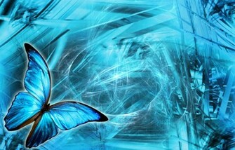Abstract Wallpaper Blue Butterfly By Eldarielz