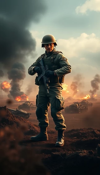 Military Soldier Phone Wallpaper