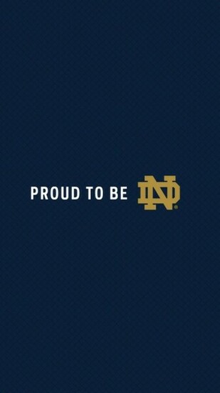 Notre Dame Football Team Logo Wallpaper For iPhone HD