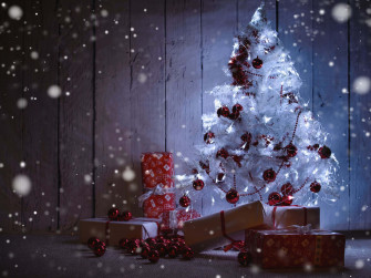 Christmas Tree Background Wallpaper