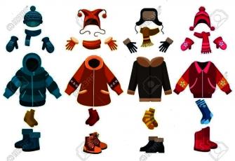 Accessories Background Onclothes Isolated Onwinter Clothes