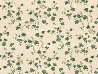Details About Kitchen Ivy Leaves Blue Red Berries Wallpaper Nf2104