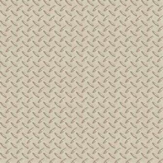 Interior Place Silver Diamond Plate Wallpaper