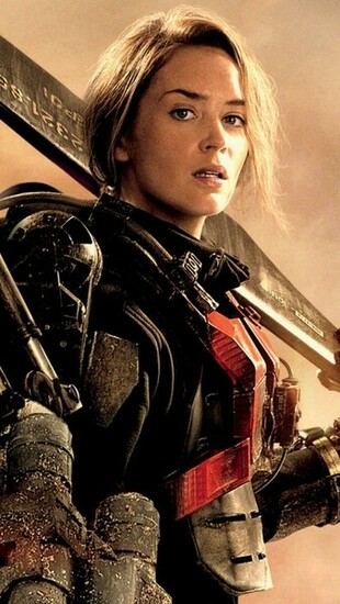 Emily Blunt In Edge Of Tomorrow iPhone 5s 5c Wallpaper