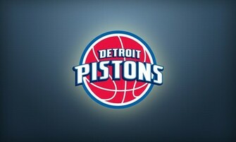 Detroit Pistons Logo Basketball Nba Background Sports Wallpaper