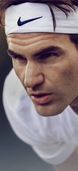 Roger Federer Tennis Nike Sweden Sport iPhone Wallpaper