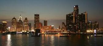 Detroit Skyline Wallpaper