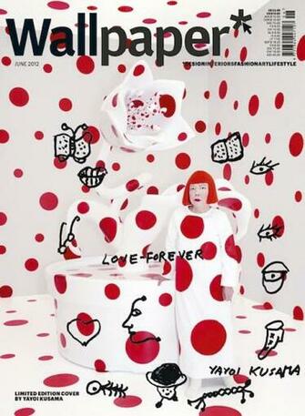 Yayoi Kusama Covers June Wallpaper Magazine Disneyrollergirl