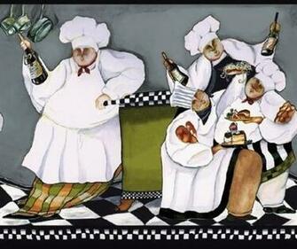 About Fat Chef Wallpaper Border Am8848bd Cafe Kitchen Decor
