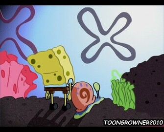 Spongebob Sky Background Flowers In The By