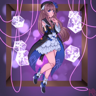 Herta Honkai Star Rail Pixelinkofficial Illustrations Art Street