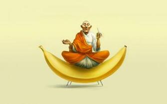Funny Banana Wallpaper