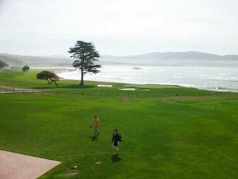 Pebble Beach Golf Course Wallpaper Weddingdressin