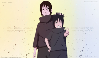 Wallpaper Itachi Y Sasuke Frase By Seba1496