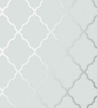 Klein Trellis Silver On Grey Wallpaper Seraphina Anna