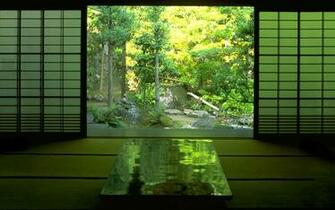 Japanese Tea Room Wallpaper