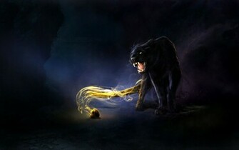 Panther 3d Art Black