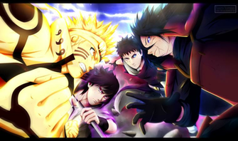 Anime Naruto Sasuke Uchiha Madara Obito Wallpaper