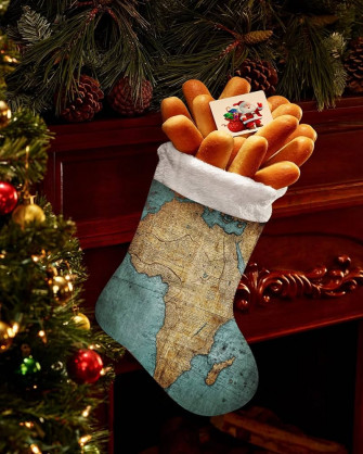 Amazon Christmas Stockings Africa Continent Map Wallpaper