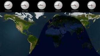 Solar World Clock Attractive And Time Zone Desktop