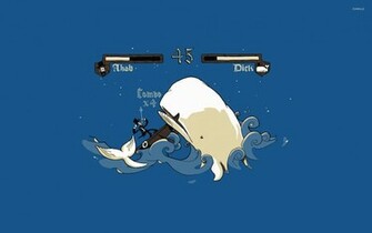 Ahab Vs Moby Dick Wallpaper Funny