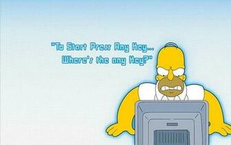 Computers Quotes Funny Homer Simpson The Simpsons Wallpaper