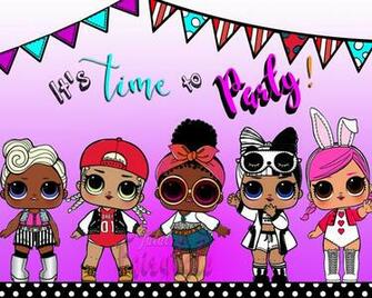 Lol Surprise Dolls Backdrop BirtHDay Sign