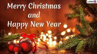 Merry Christmas And Happy New Year Wishes In Advance