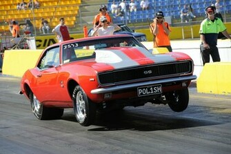 Camaro Drag Racing Race Muscle Cars Hot Rod Track Wallpaper Background