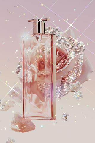 Idole A New Fragrance Lancome Paris Floral Perfume Bottle