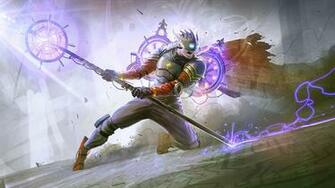 Picture Mage Staff Warriors Fantasy