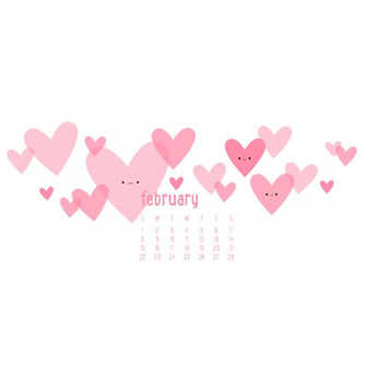 Wild Olive Calendar I Heart February