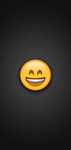 Smiling Emoji With Eyes Phone Wallpaper