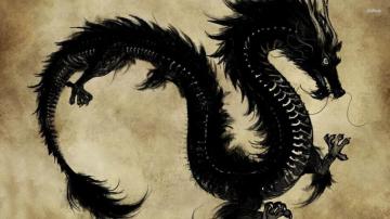 Anime Black Chinese Dragon Clip Art Library