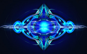 Art Blue Wallpaper
