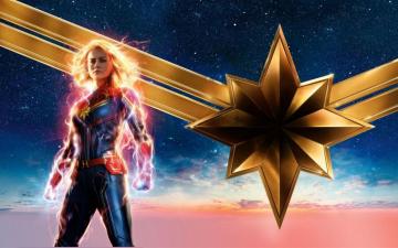 Captain Marvel Movie 12k Imac Wallpaper