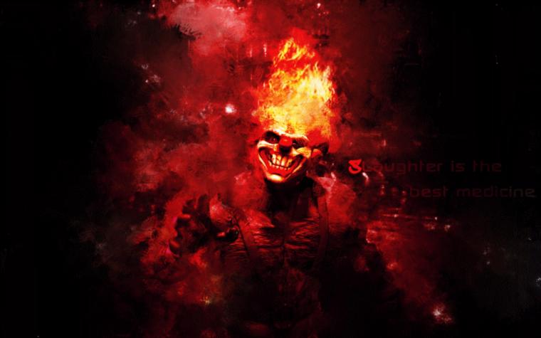 Evil Clowns Wallpaper