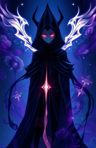 Dark Anime Icons Wallpaper