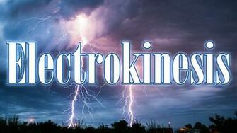 Electrokinesis The Beginning Of A Weapon Zeus Thor Lei Gong
