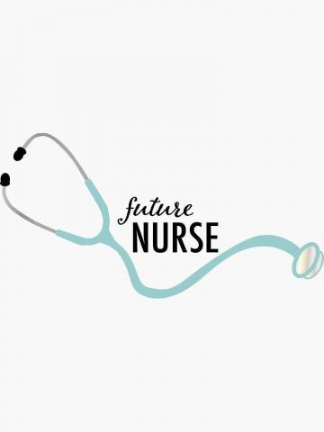 Future Nurse Stethoscope Sticker By Abbpann In Medical