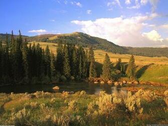 Desktop Wallpaper Natural Background Lamar River Valley