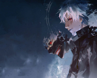 Anime Boy With Mask Wallpaper