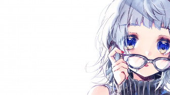Cute Anime Girl With Sunglasses 4k Wallpaper