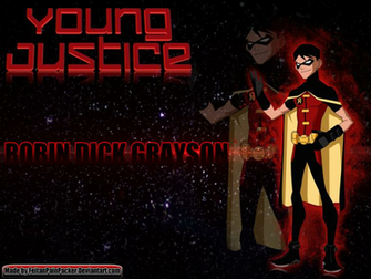 Young Justice Robin Dick Grayson Wallpaper By