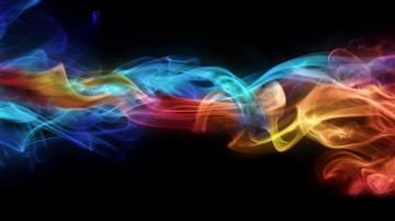 Rainbow Smoke 3d Desktop HD Wallpaper