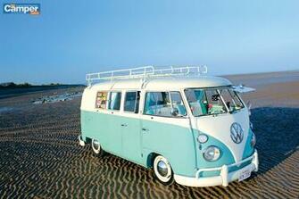 Slammed Sixty Camper Bus Wallpaper
