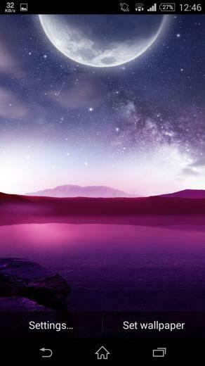 Lg G3 Starry Night Live Wallpaper For Android Topandroidwallpaper