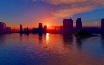 Summer Night Wallpaper
