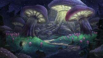 Mushroom Forest By Niksibaksen